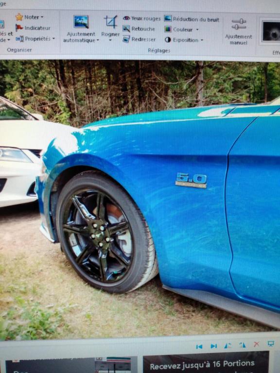 4 MAGS noir lustr&eacute; 2020 Mustang ---19 pcs neuf 