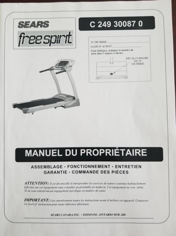 Tapis de course Freespirit FS200